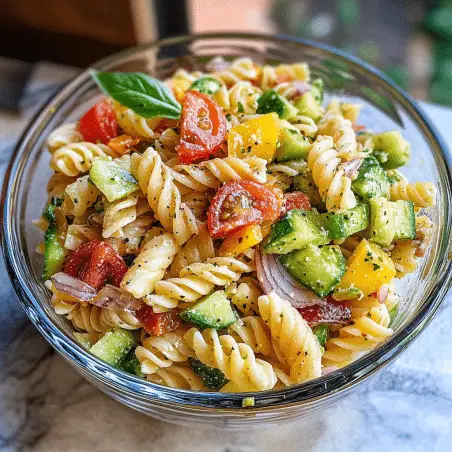 Ensalada de Pasta Saludable con Aguacate